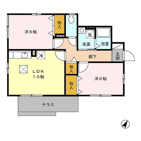 エーデルハイムWの間取り