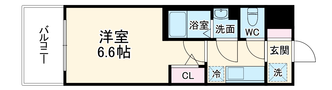 エスリードレジデンス梅田マークスの間取り
