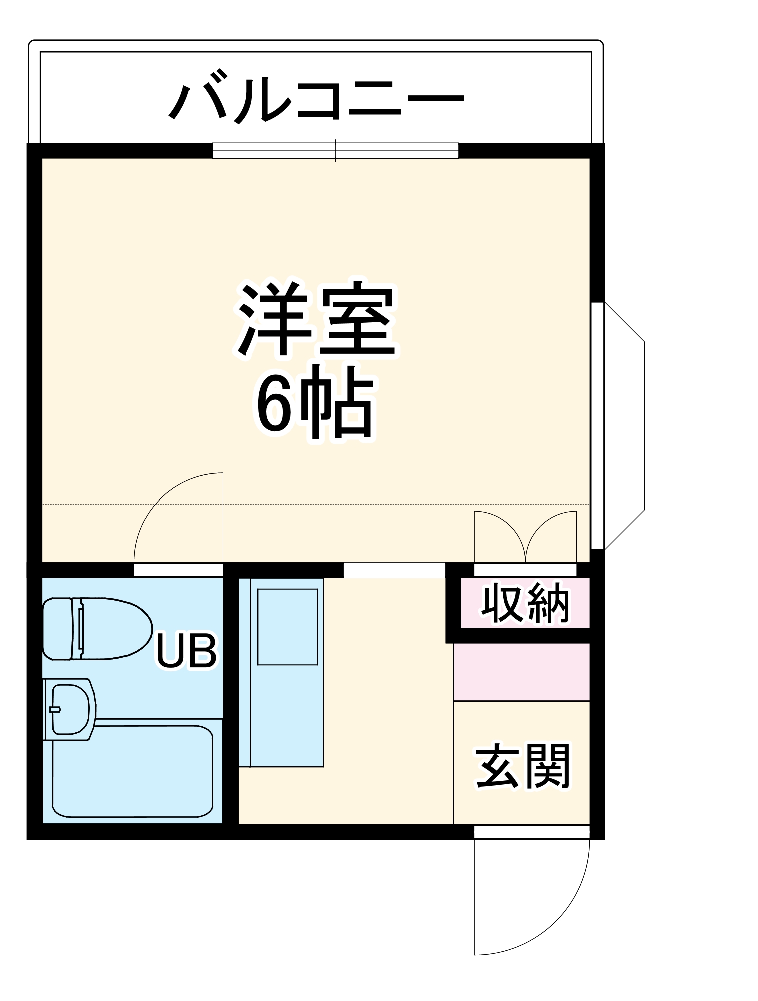 ロフティ・インの間取り