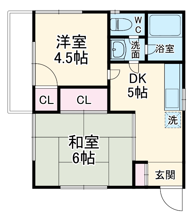 ホープハイツDの間取り