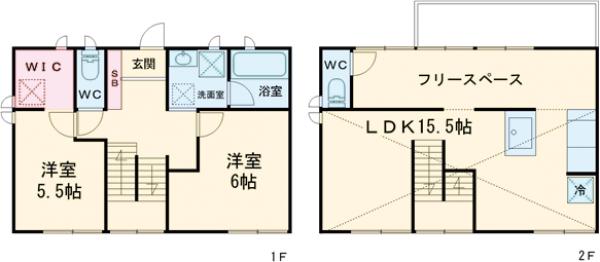 WAKATAKE RESIDENCEの間取り