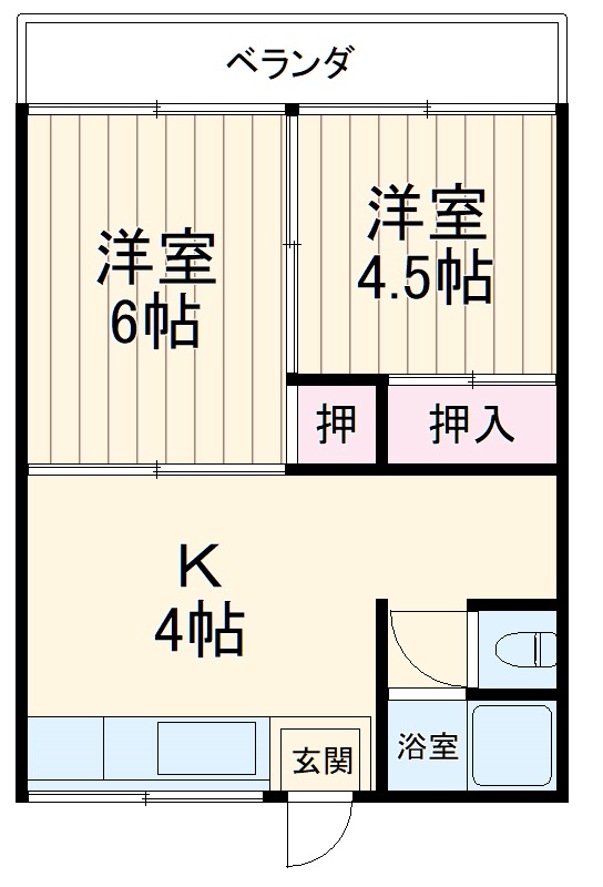 熊谷総和ハイツの間取り