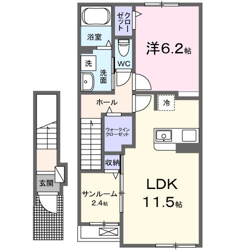 ファミールヒルズの間取り