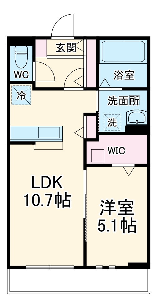 ディア・ロードUPの間取り