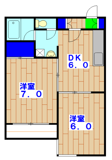 フジパレスの間取り