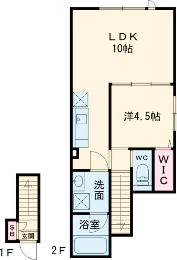 ミハス蓮根の間取り
