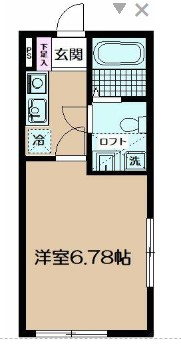 フジハイツの間取り