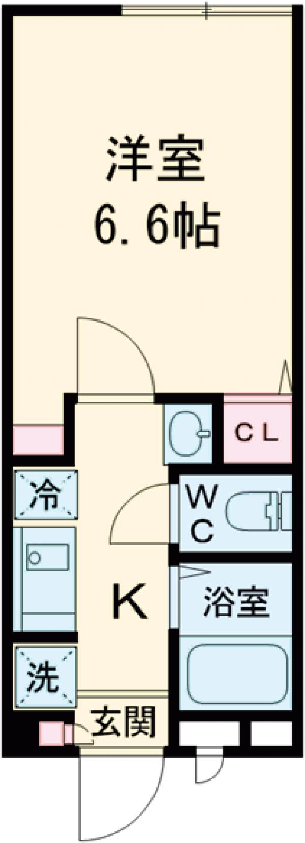 グランクオール五反野スカイの間取り
