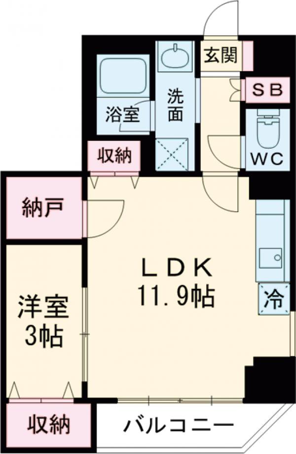 アイルプレミアム押上ノルドの間取り