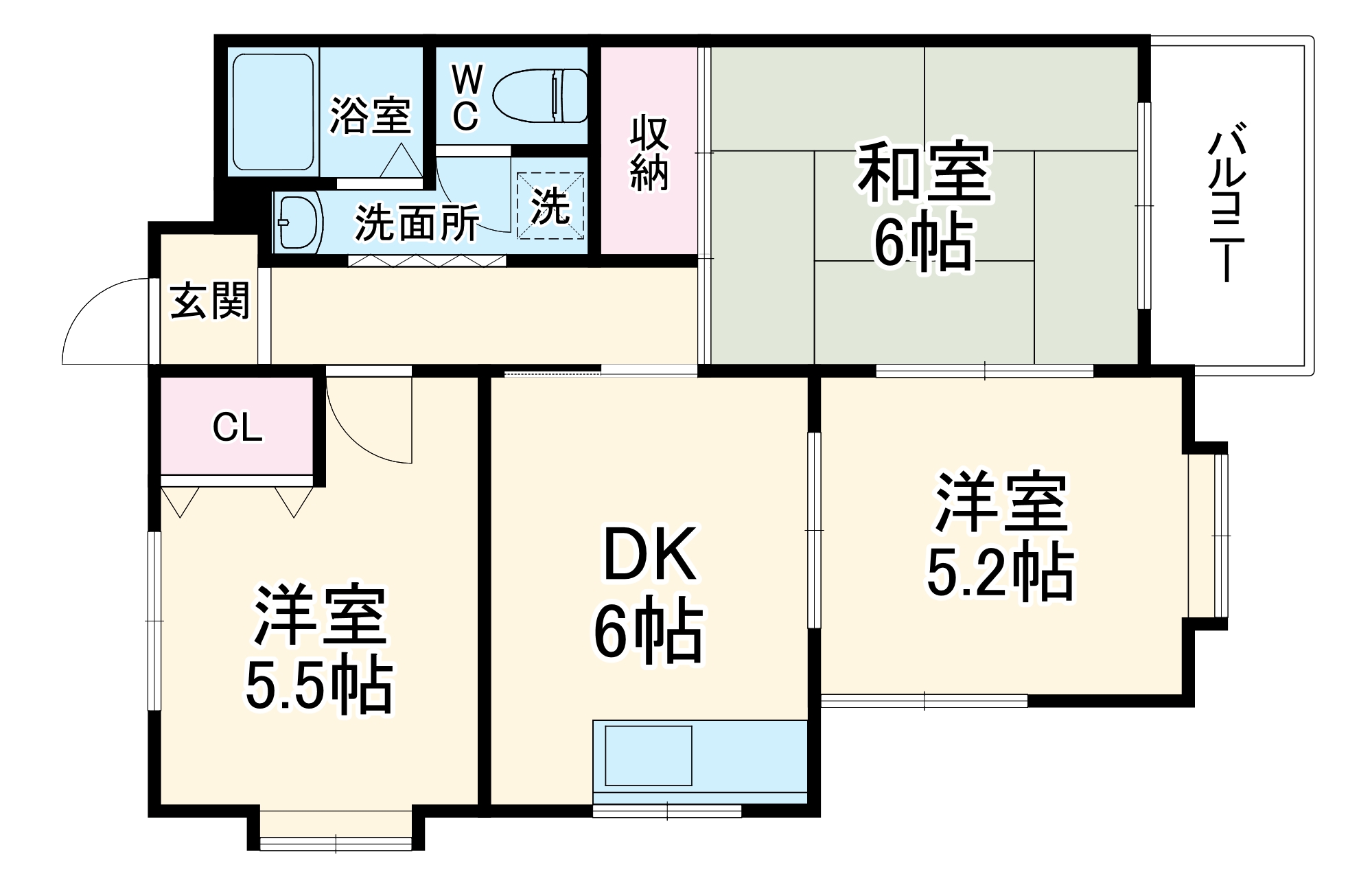 ロイヤルハイツ日和の間取り
