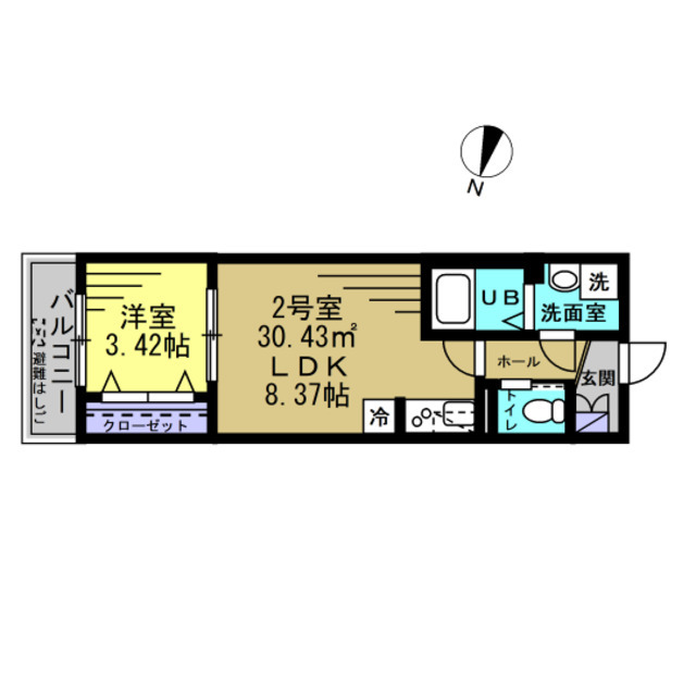 レジデンスRKMの間取り