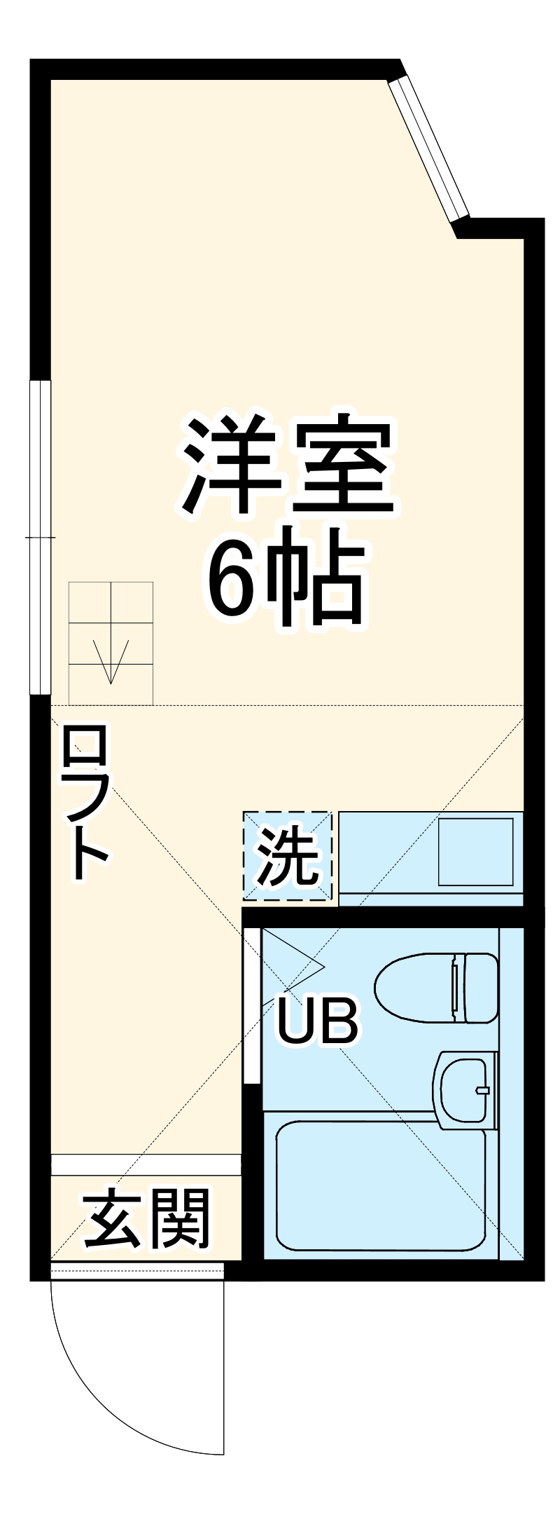 ユナイト港南サイレンスターの間取り