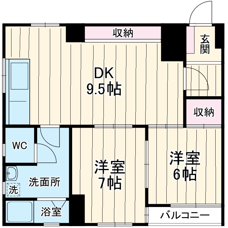 コーポ総の間取り