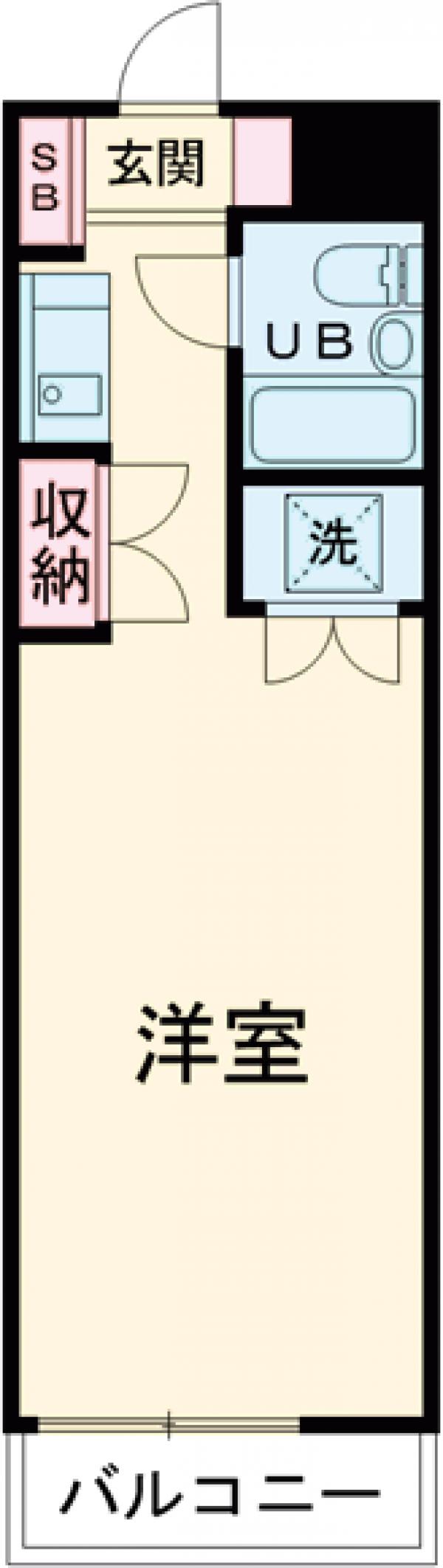 ハイツフローラ府中の間取り