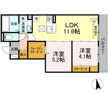 フェリナーレの間取り