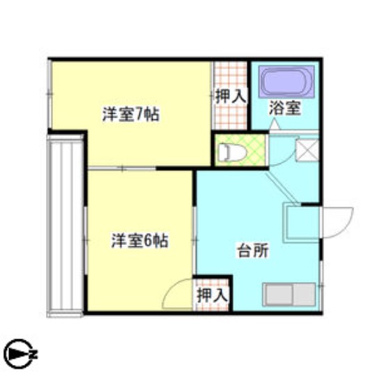 フレンドハイツの間取り