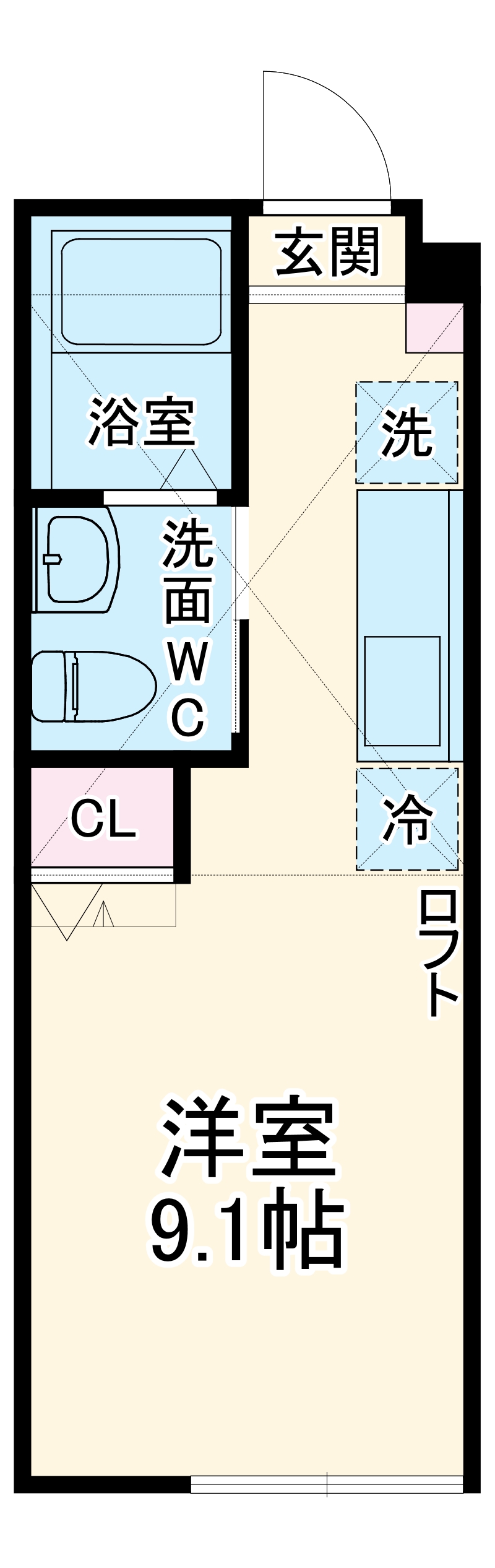 サニーベール陽光台の間取り