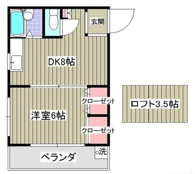 リブレス八木崎の間取り