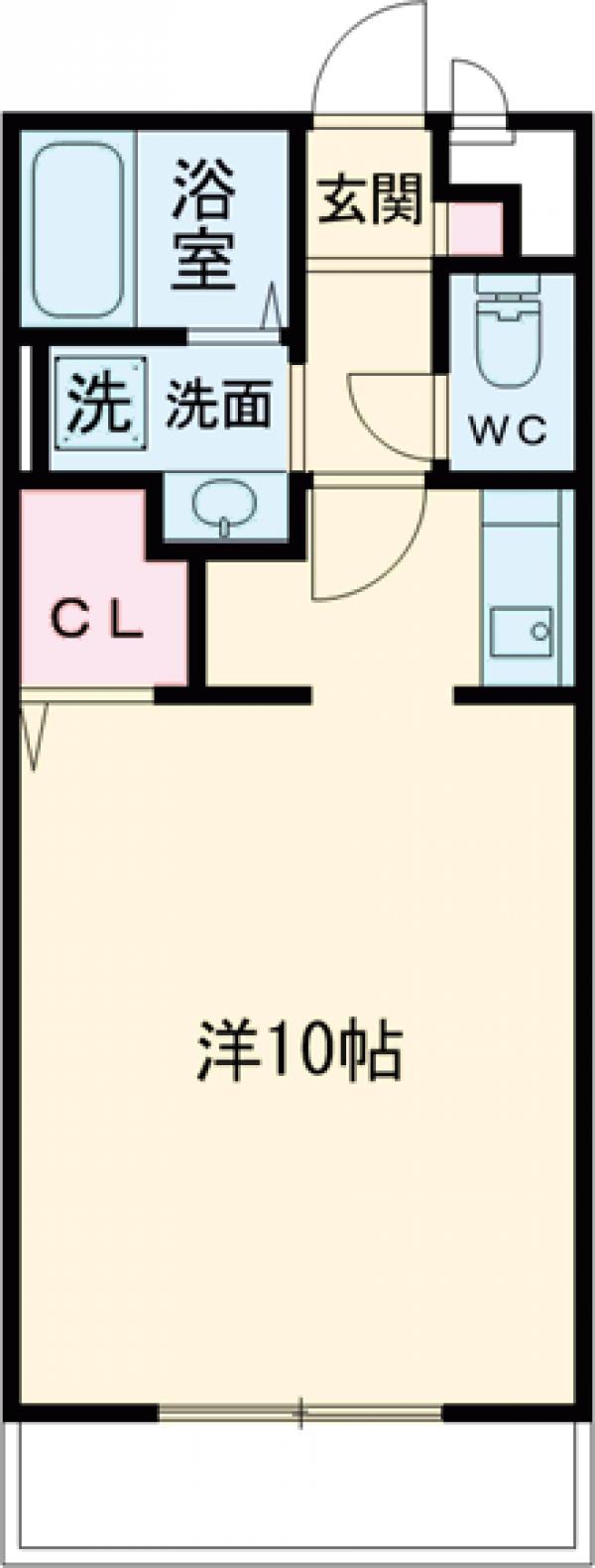 シティヒル医大前Ⅲの間取り
