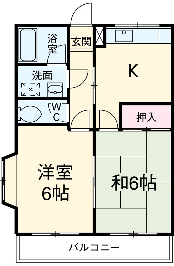 ガーデンヒルズの間取り