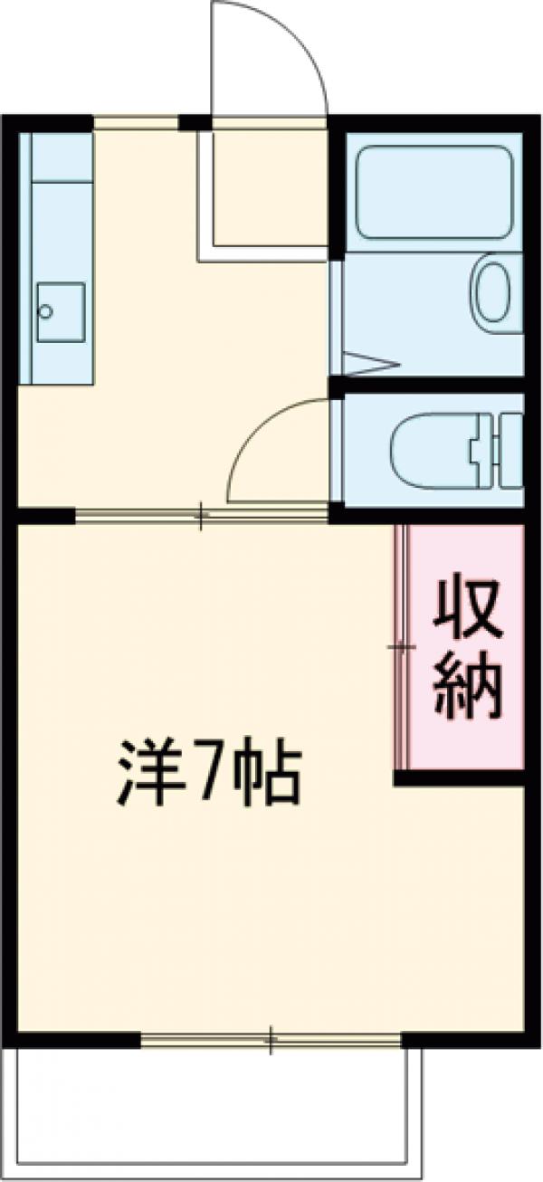 コーポマリンパークの間取り