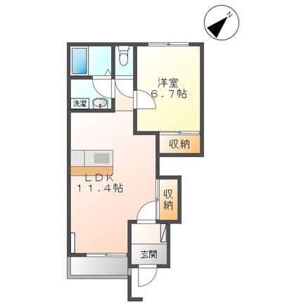 グリーンハイツの間取り