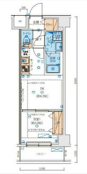 リヴシティ西川口四番館の間取り