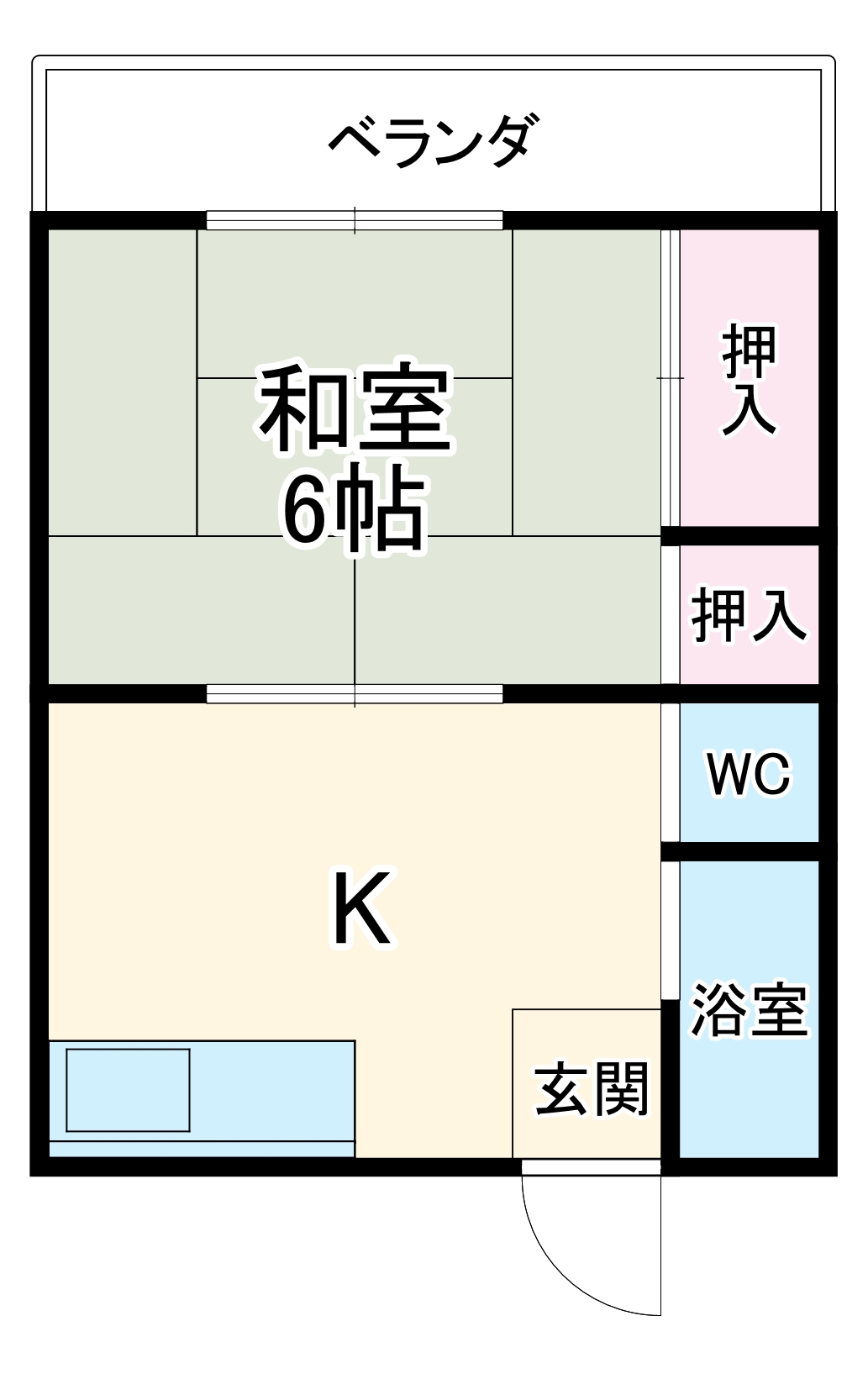 シティコーポ岩田の間取り
