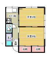 ハイツタカハシの間取り