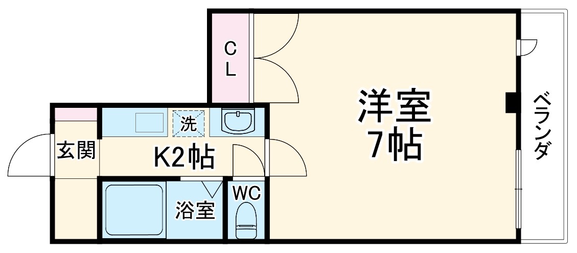 ヴィラフローレルの間取り