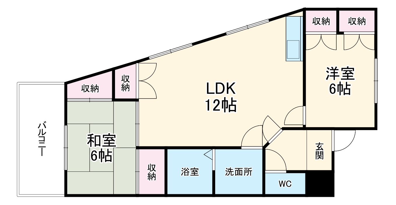 ルシエ春日井の間取り