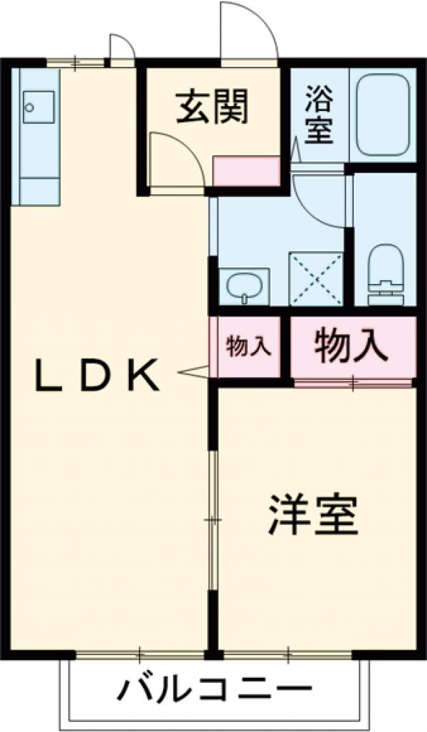 サンハイツアーデルⅢの間取り