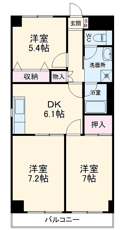 コモド相模原の間取り