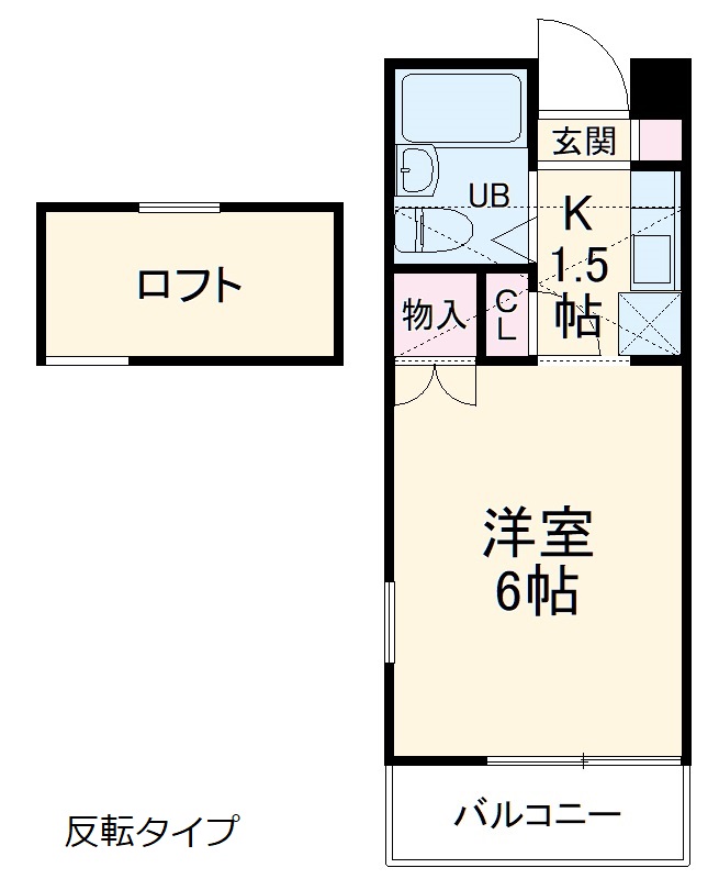 ハイツらんの間取り