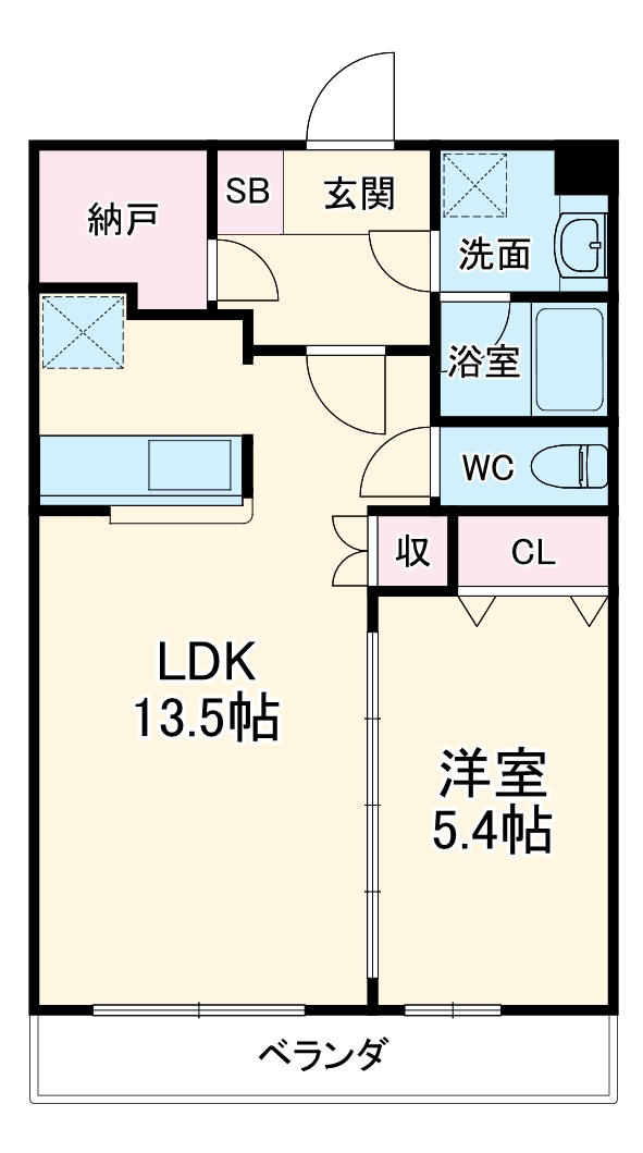 アヴニール相模原の間取り