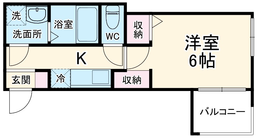 MELDIA武里Ⅲの間取り