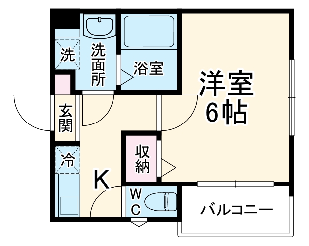 MELDIA武里Ⅲの間取り