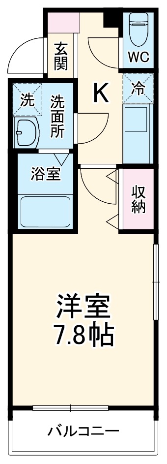 MELDIA南与野Ⅳの間取り