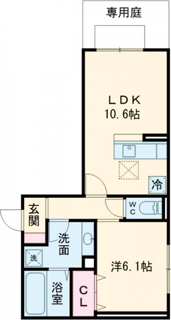 D-ROOM野間大池の間取り