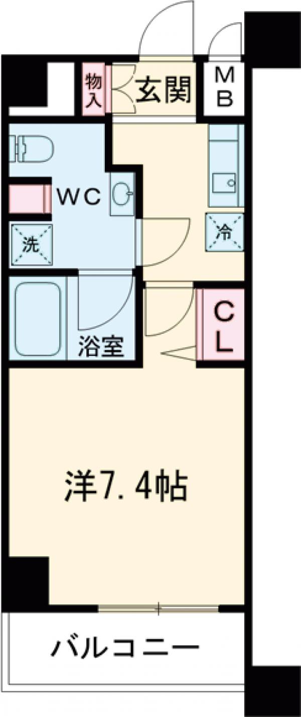 N-stage Nishikunitachiの間取り