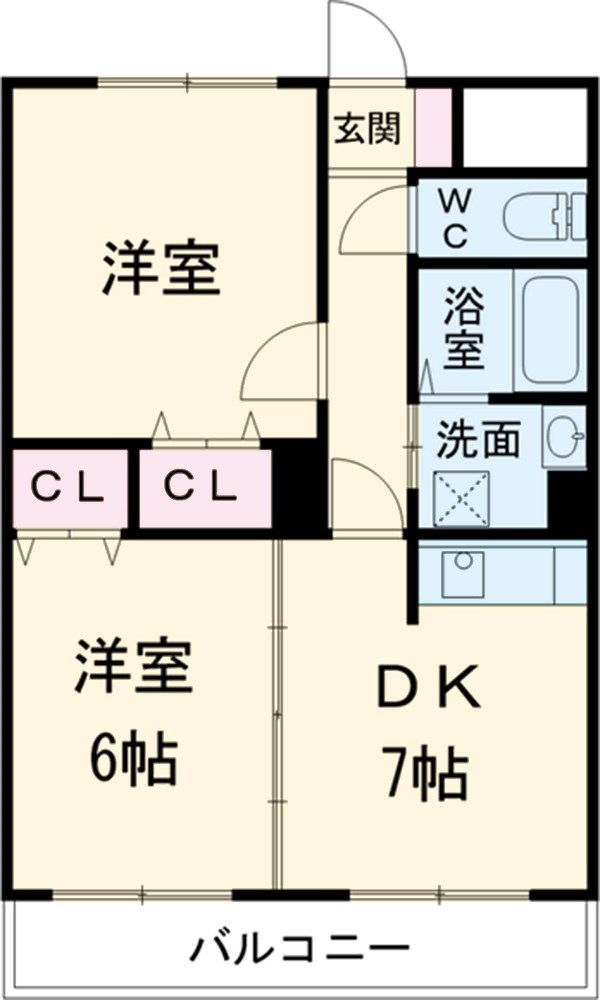 パークサイド名東の間取り