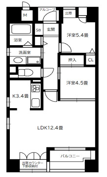 ルイシャトレ本町西の間取り