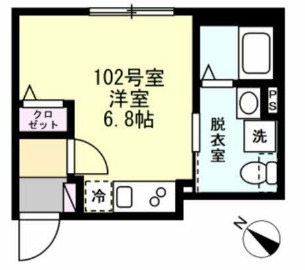 ベイルーム平間の間取り