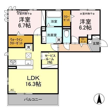 アンダー フォレスト Annexの間取り