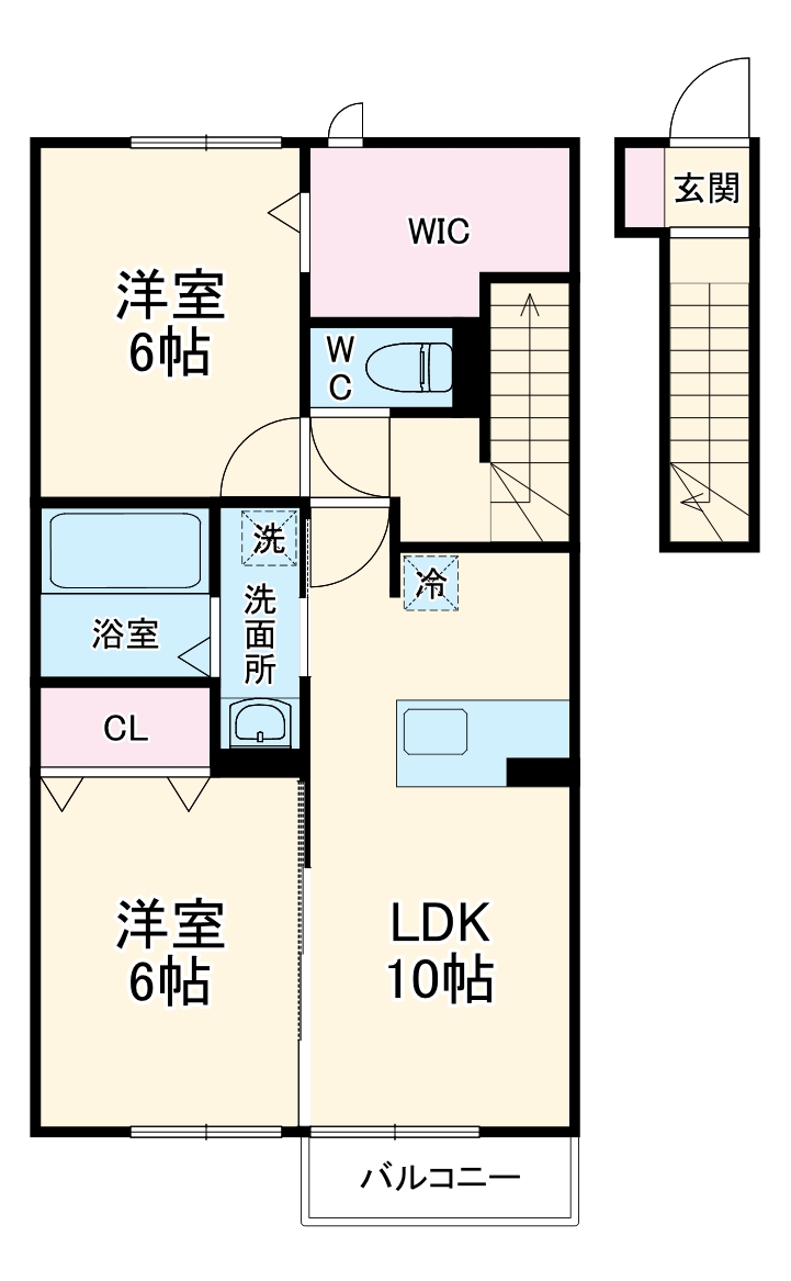 リボーン・ルーチェの間取り