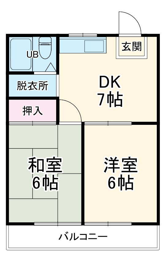 メゾンビブレの間取り