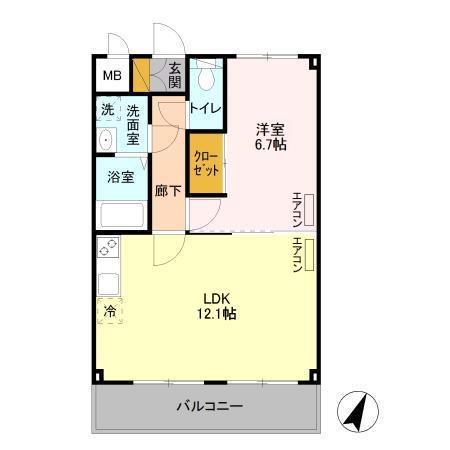 ファースト クライムの間取り