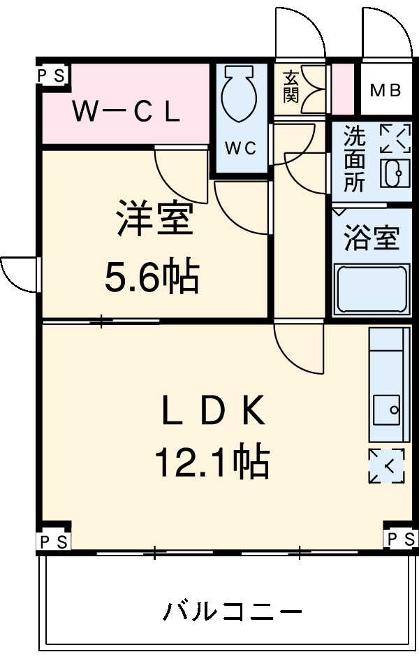 ファースト クライムの間取り