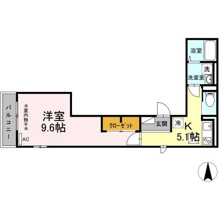 スタジオヴィラの間取り