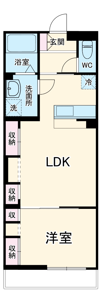 リブリ・ハナミズキ大船2ndの間取り